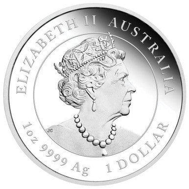 2022 $1 Australian Lunar Series III  Year of the Tiger 1oz Silver Proof Coin
