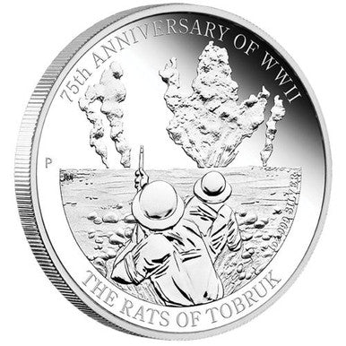 2016 $1 75th Anniversary of WWII The Rats of Tobruk 1oz Silver Proof Coin