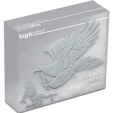 2014 $1 Australian Wedge-Tailed Eagle 1oz Silver High Relief Proof Coin