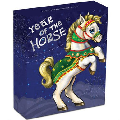 2014 50c Baby Horse 1/2oz Silver Proof Coin