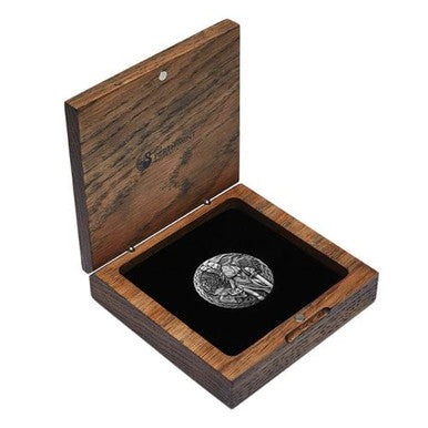 Tuvalu 2017 $2 Norse Goddesses Freya 2oz Silver Antiqued Coin