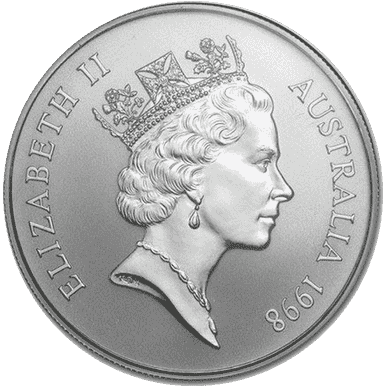 1998 $1 Kangaroo 1oz Silver Proof Coin