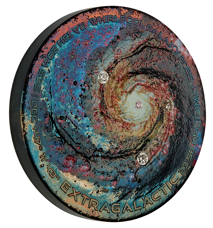 2025 $25 Extragalactic 5oz Silver Coloured Patinaed Coin