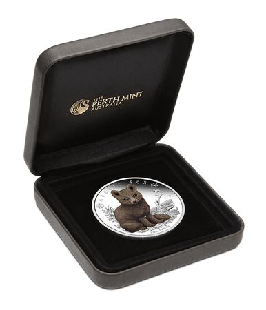 Tuvalu 2017 50c Polar Babies Arctic Fox 1/2oz Silver Coloured Proof Coin