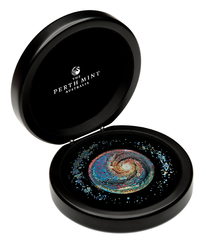 2025 $25 Extragalactic 5oz Silver Coloured Patinaed Coin