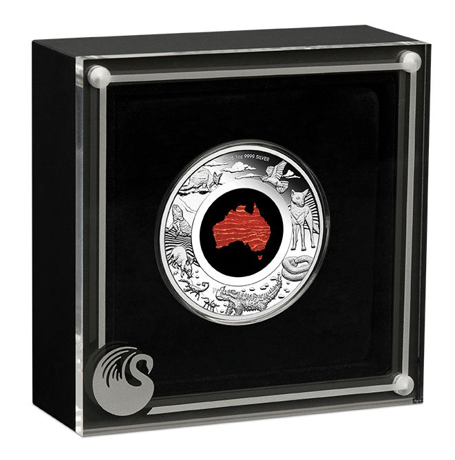 2025 $1 Great Southern Land Snakeskin Jasper 1oz Silver Proof Coin
