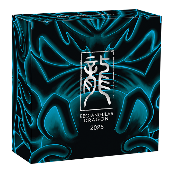 2025 $1 Dragon 1oz Silver Proof Rectangular Coin