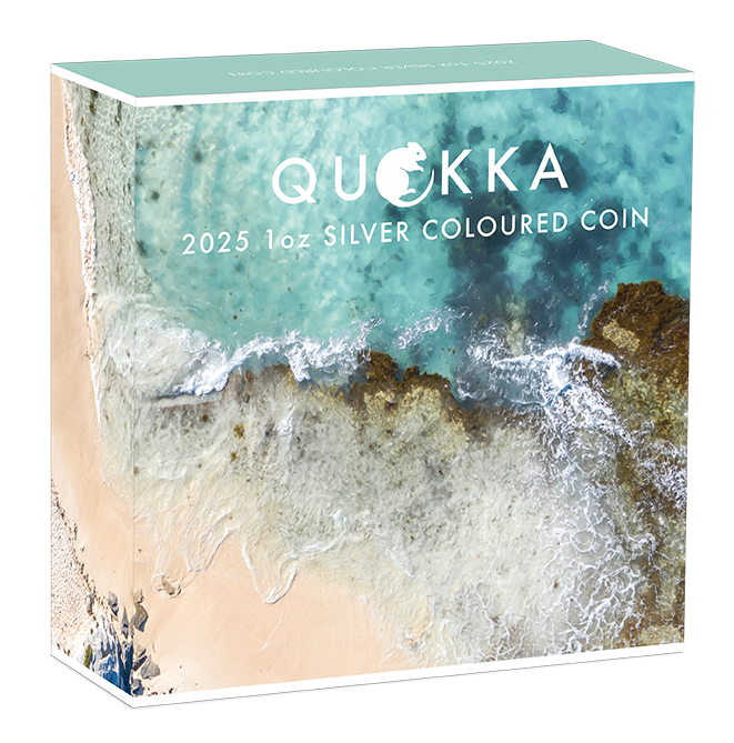 2025 $1 Quokka 1oz Silver Coloured Coin