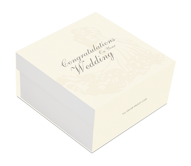 2025 $1 Congratulations On Your Wedding 1oz Silver Proof Coin