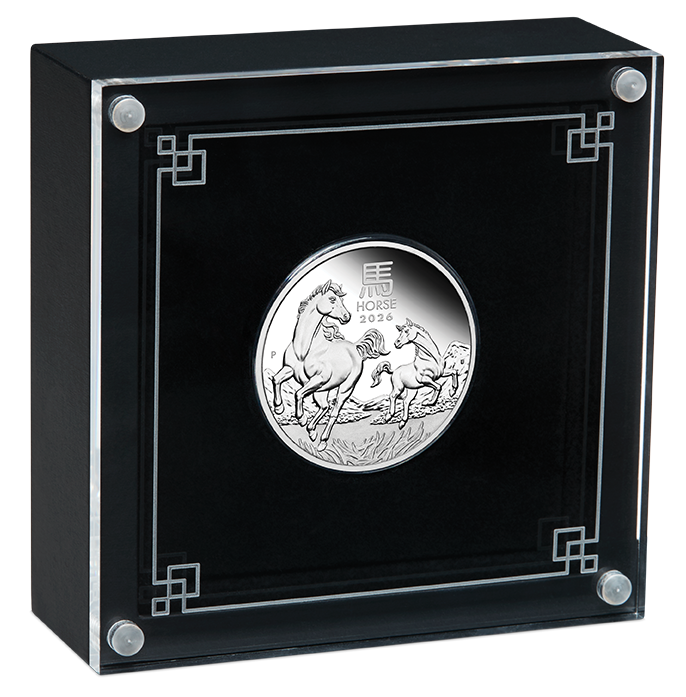 2026 50c Lunar Year of The Horse 1/2oz Silver Proof Coin