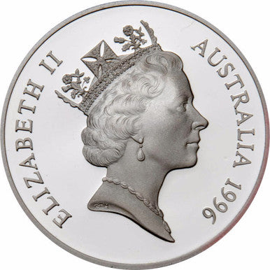 1996 $1 30th Anniversary of Decimal Currency In Australia 1oz Silver Proof Coin