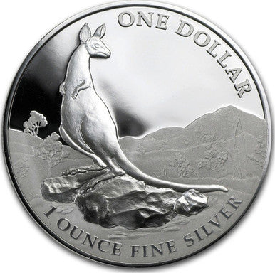 2013 $1 Kangaroo Explorer's First Sightings 1oz Silver Proof Coin