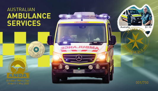 2022 $2 ANDA Brisbane Australian Ambulance Services PNC