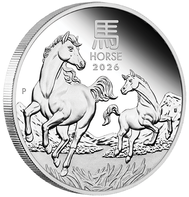 2026 $1 Lunar Year of The Horse 1oz Silver Proof Coin