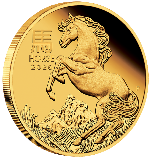 2026 $15 Lunar Year of The Horse 1/10oz Gold Proof Coin