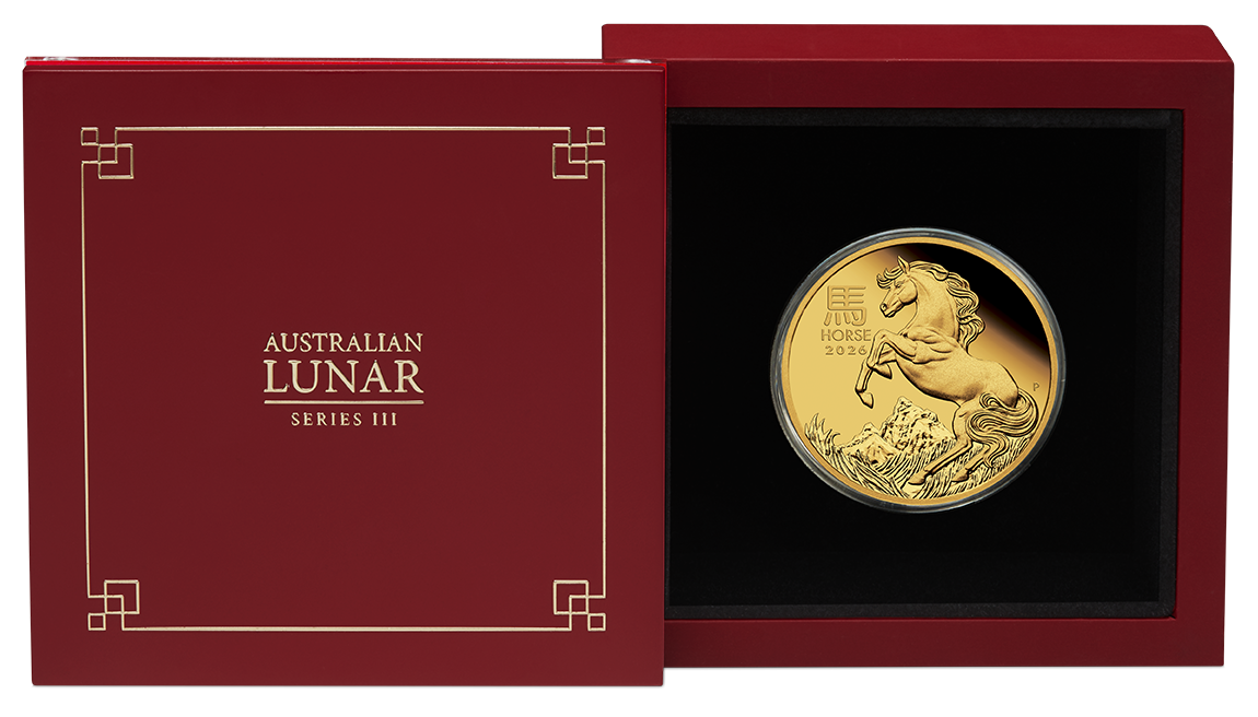 2026 $100 Lunar Year of The Horse 1oz Gold Proof Coin