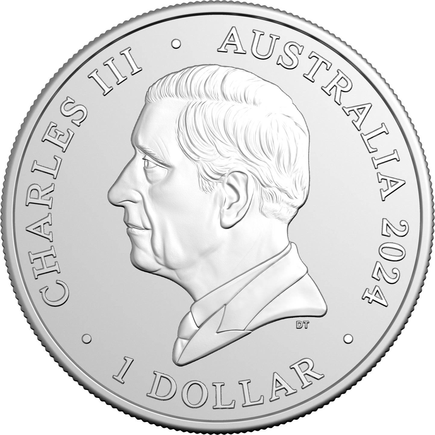 2024 $1 Australian Kangaroo 1oz Silver BU Coin