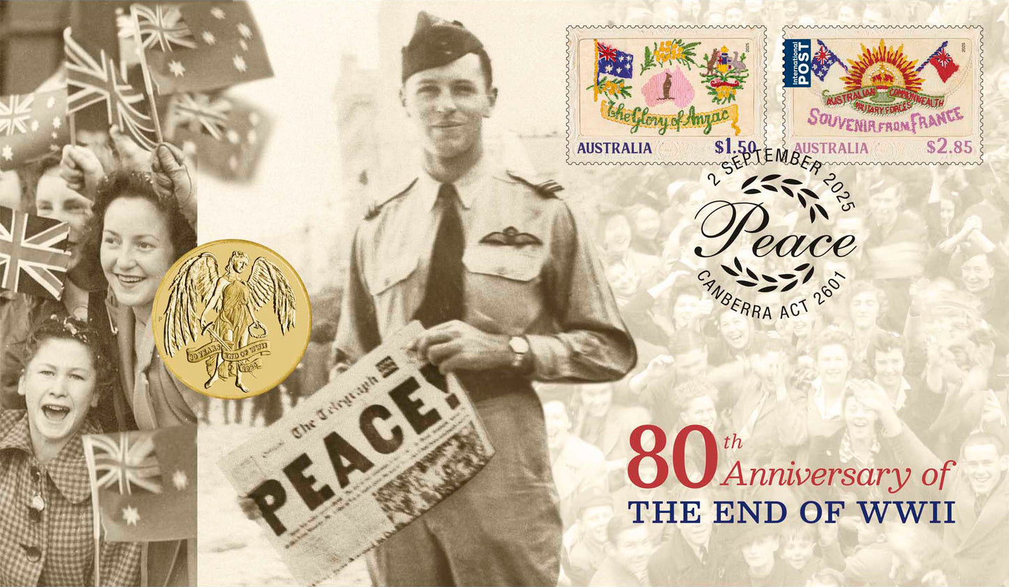 2025 $1 80th Anniversary of The End of WWII PNC