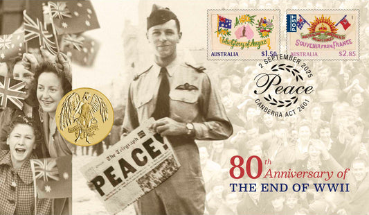 2025 $1 80th Anniversary of The End of WWII PNC