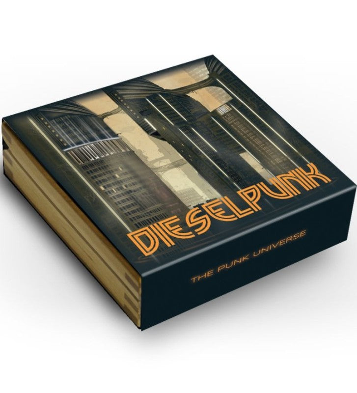 Niue 2023 $5 The Punk Universe Dieselpunk 2oz Silver Coloured Antiqued Coin