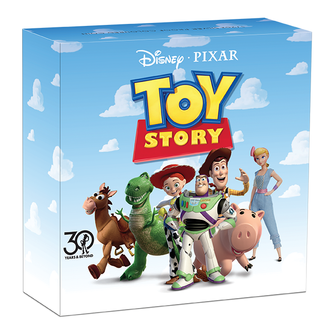 Tuvalu 2025 50c Toy Story 30 Years and Beyond 1/2oz Silver Coloured Proof Coin