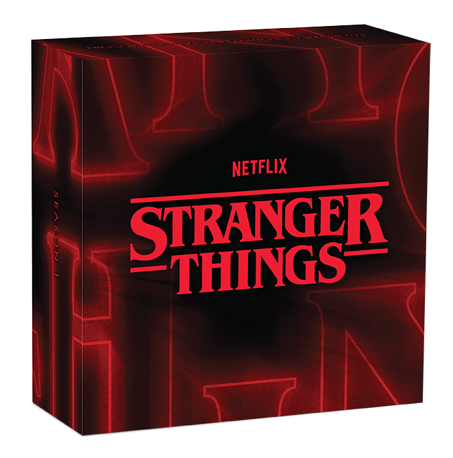Tuvalu 2026 $1 Stranger Things Season 1 1oz Silver Coloured Rectangular Coin
