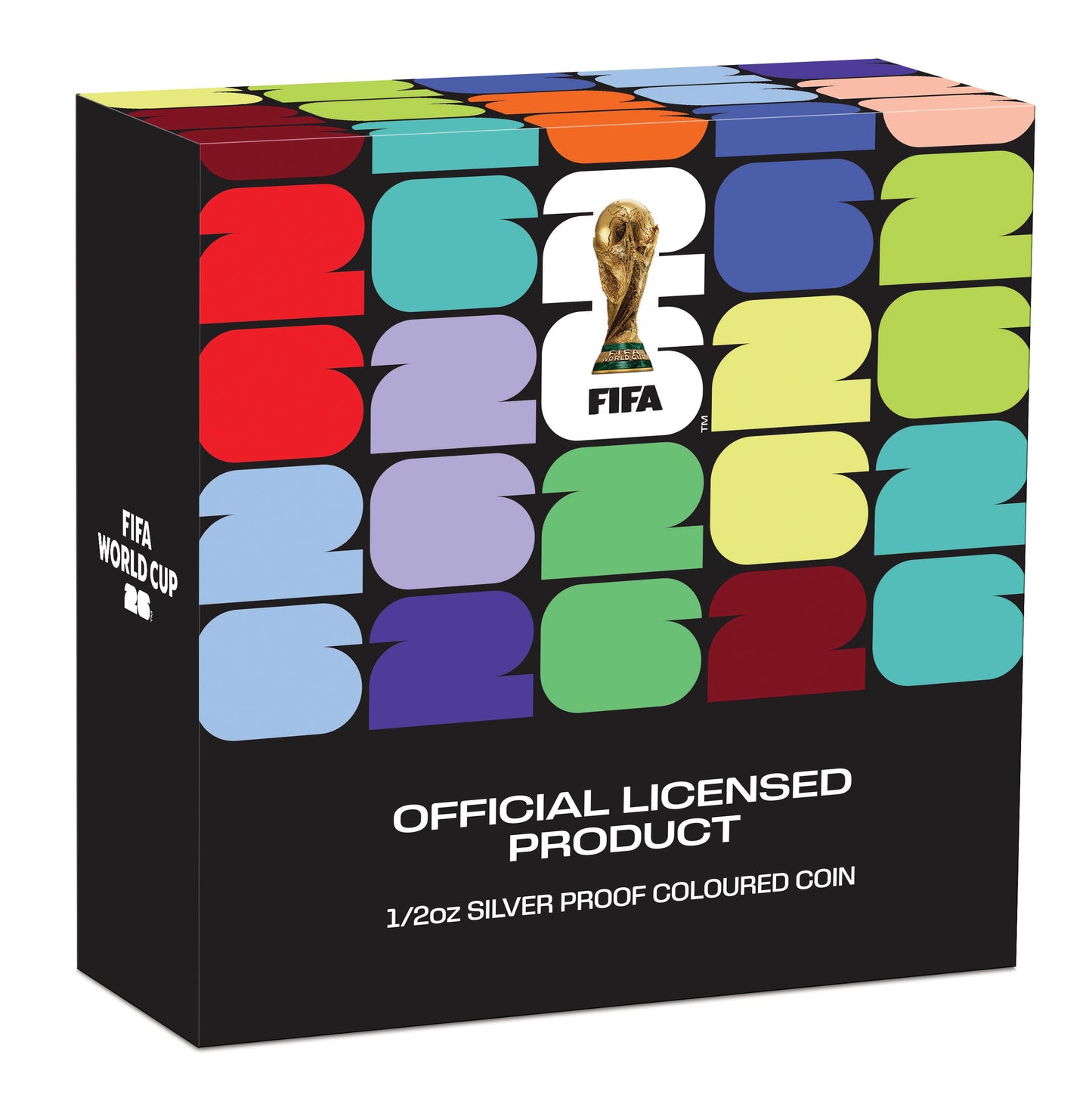 2026 50c FIFA World Cup 1/2oz Silver Coloured Proof Coin