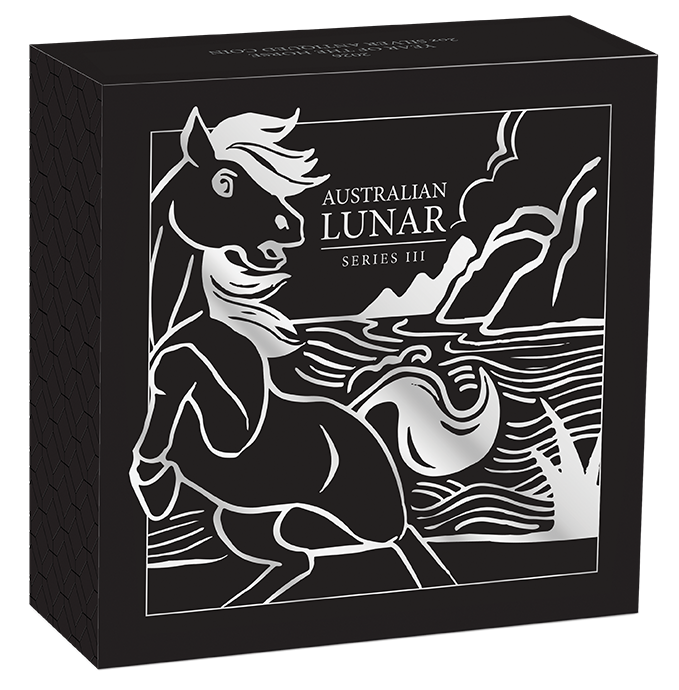 2026 $2 Lunar Year of The Horse 2oz Silver Antiqued Coin