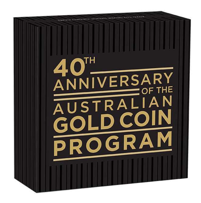 2026 $1 Australian Nugget 40th Anniversary Selectively Gold Plated 1oz Silver Proof Coin