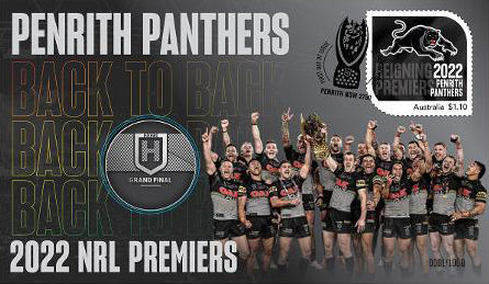 2022 NRL Back To Back Premiers Penrith Panthers Medallion PNC