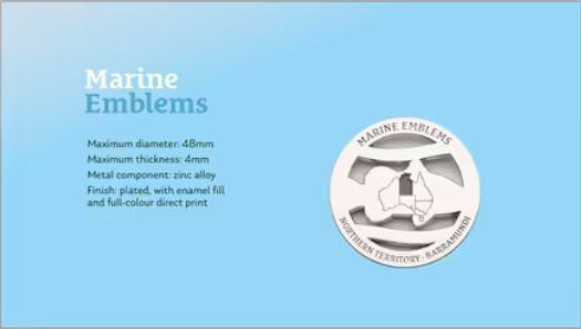 2024 Marine Emblems Northern Territory Barramundi Medallion PNC