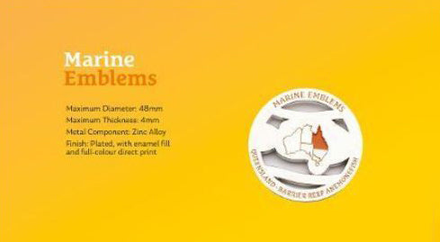 2024 Marine Emblems Queensland Barrier Reef Anemonefish Medallion PNC