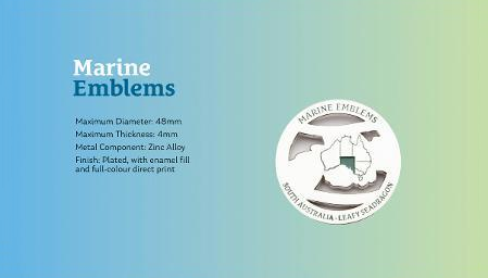 2024 Marine Emblems South Australia Leafy Seadragon Medallion PNC