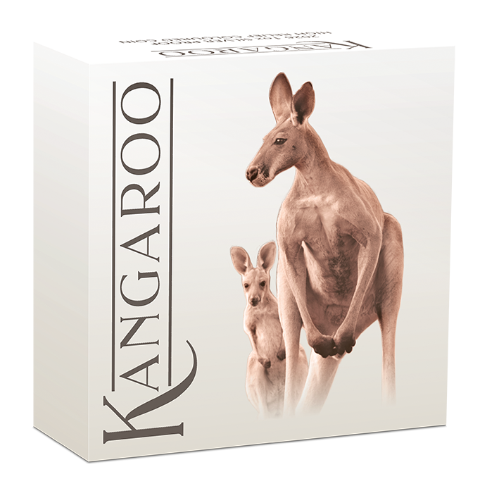 2026 $1 Australian Kangaroo 1oz Silver Coloured High Relief Proof Coin