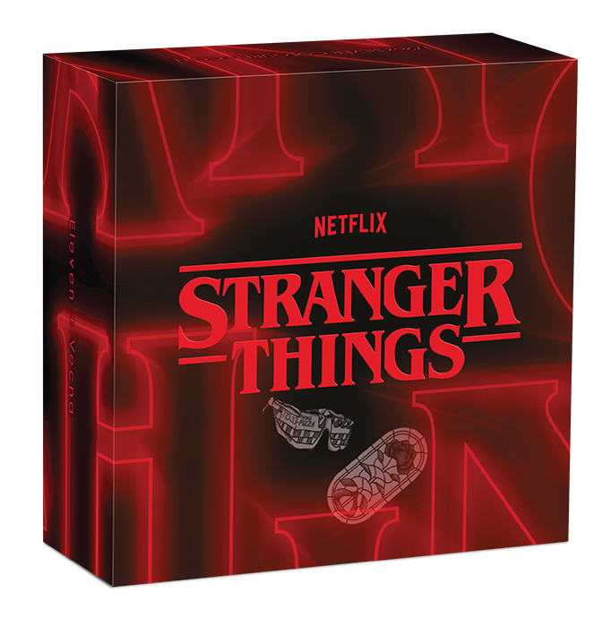 Tuvalu 2026 50c Stranger Things Eleven and Vecna 1/2oz Silver Coloured Coin
