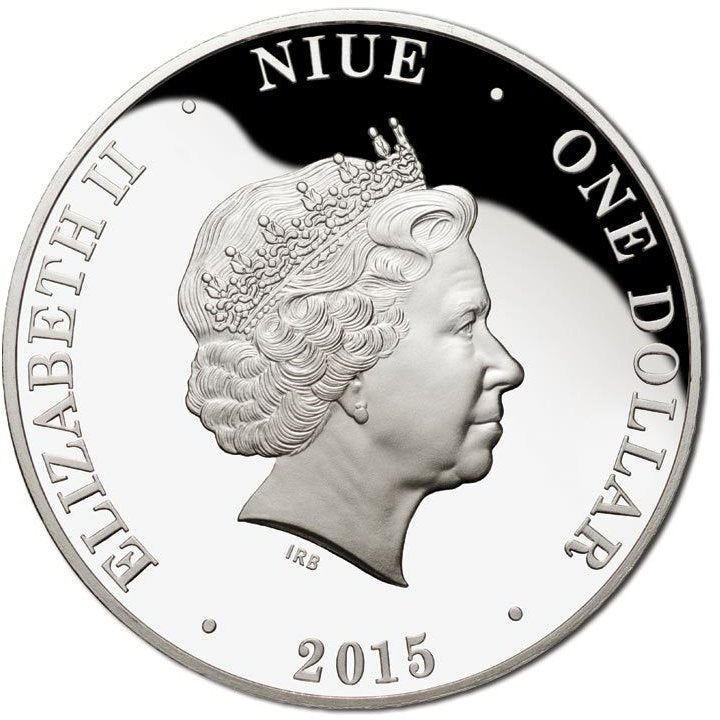 Niue 2015 $1 Australia World War II Silver Plated Coloured Proof Coin