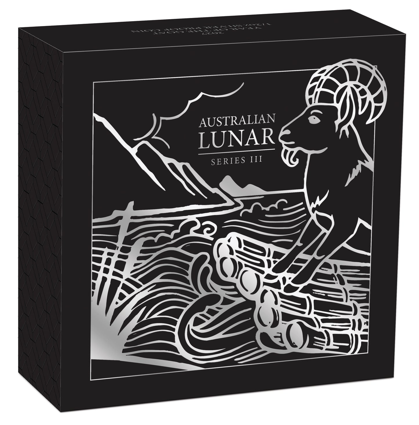 2027 50c Lunar Year of The Goat 1/2oz Silver Proof Coin
