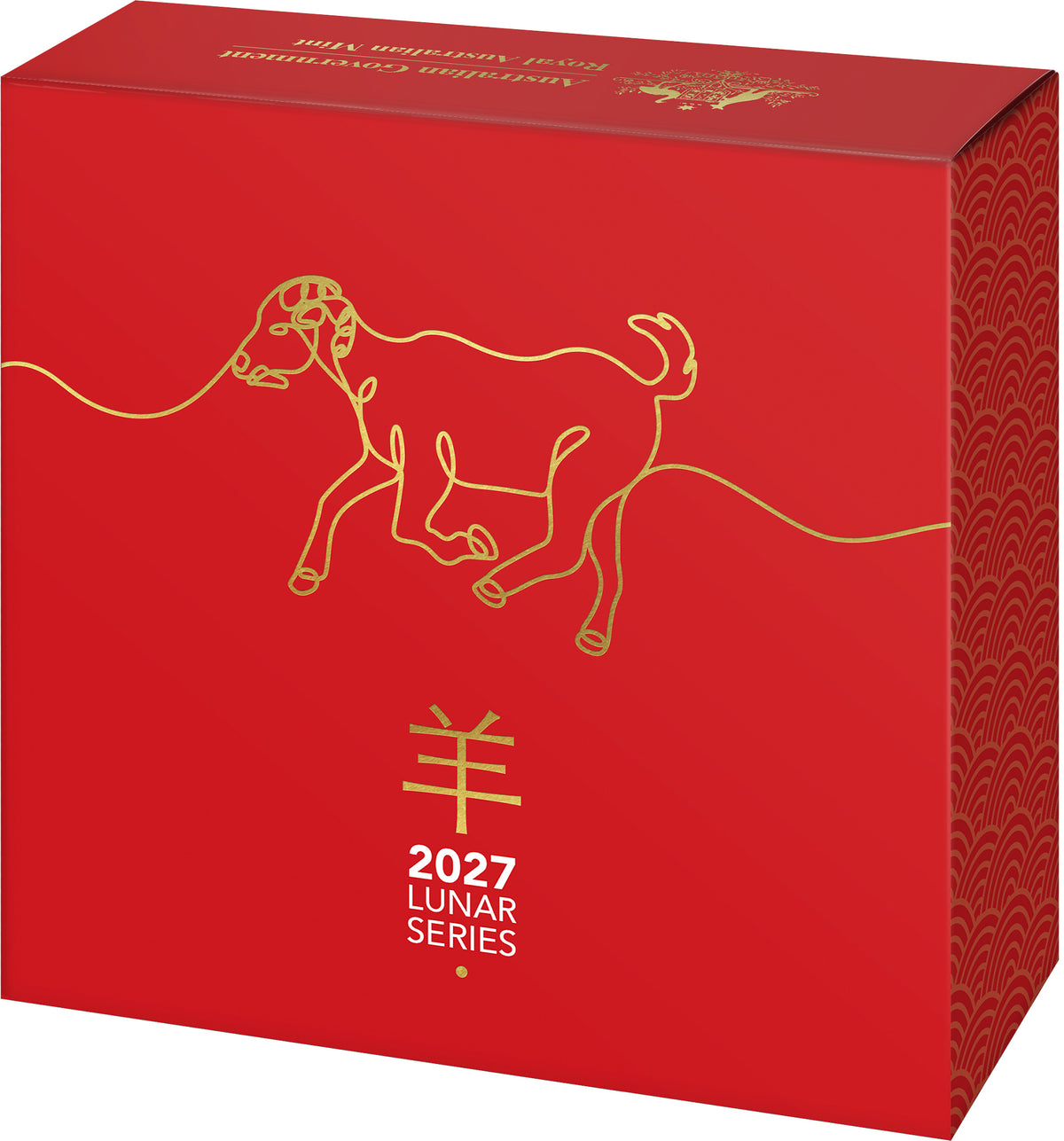2027 $5 Year of The Goat 1oz Silver Proof Domed Coin