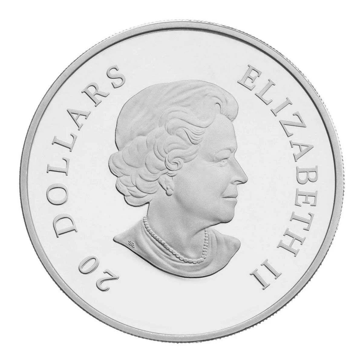 Canada 2010 $20 Crystal Snowflakes Tanzanite 1oz Silver Proof Coin