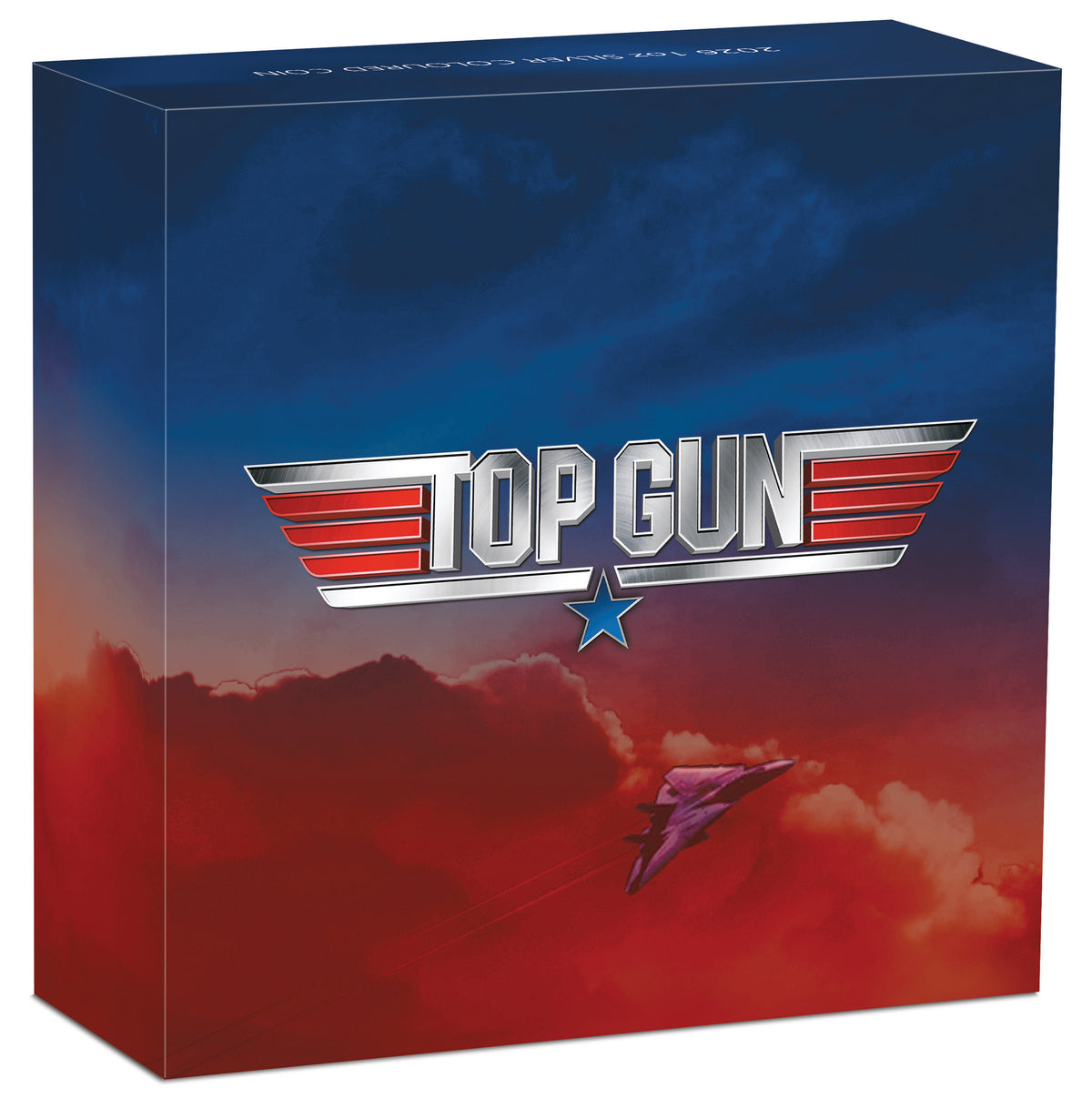 Tuvalu 2026 $1 Top Gun 40 Years 1oz Silver Coloured Coin