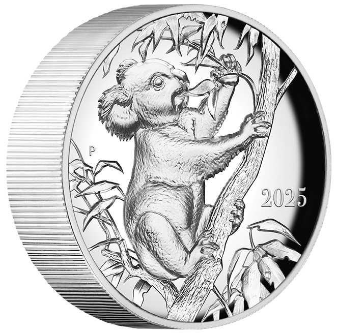 2025 $10 Beth Zaiken Collection The Koala 10oz Silver High Relief Proof Coin