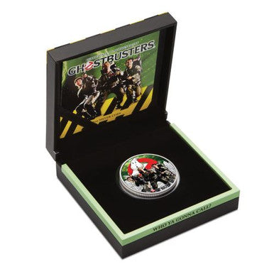 Tuvalu 2016 $1 Ghostbusters Crew 1oz Silver Coloured Proof Coin