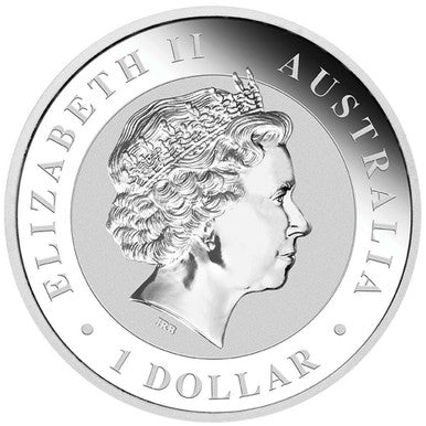2014 $1 ANDA Melbourne Coin Show Kookaburra 1oz Silver Coloured Proof Coin
