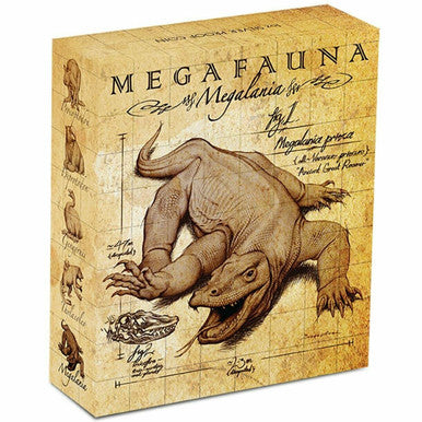 2014 $1 Megafauna Megalania 1oz Silver Coloured Proof Coin