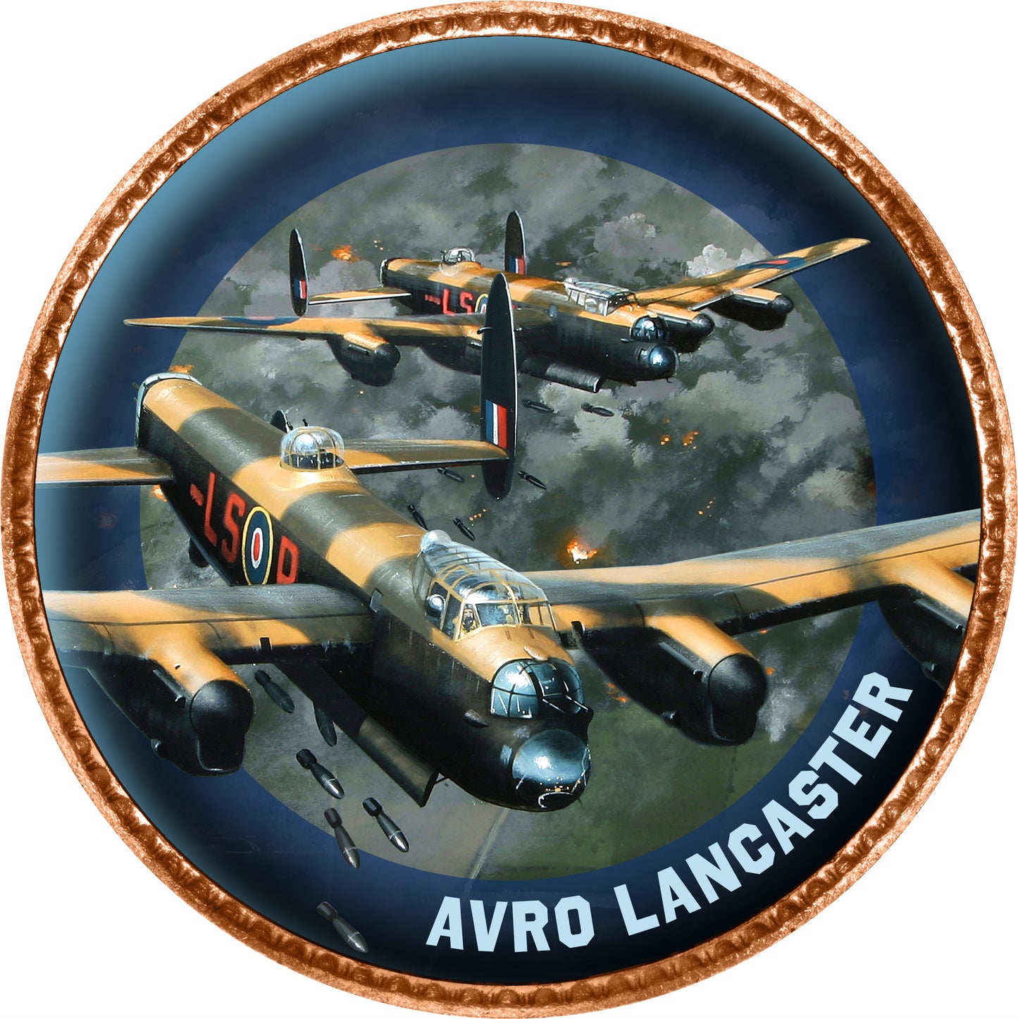 War For The Skies Second World War Enamel Penny 9 Coin Collection