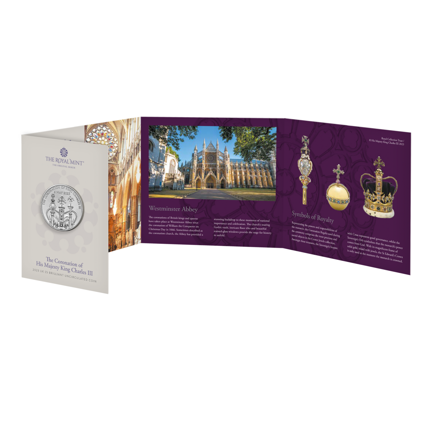 UK 2023 £5 The Coronation of His Majesty King Charles III Uncirculated Coin