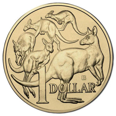 2015 $1 ANDA Brisbane Mob of Roos 'B' Privy Mark Uncirculated Coin