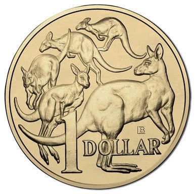 2016 $1 ANDA Brisbane Mob of Roos 'B' Privy Mark Uncirculated Coin