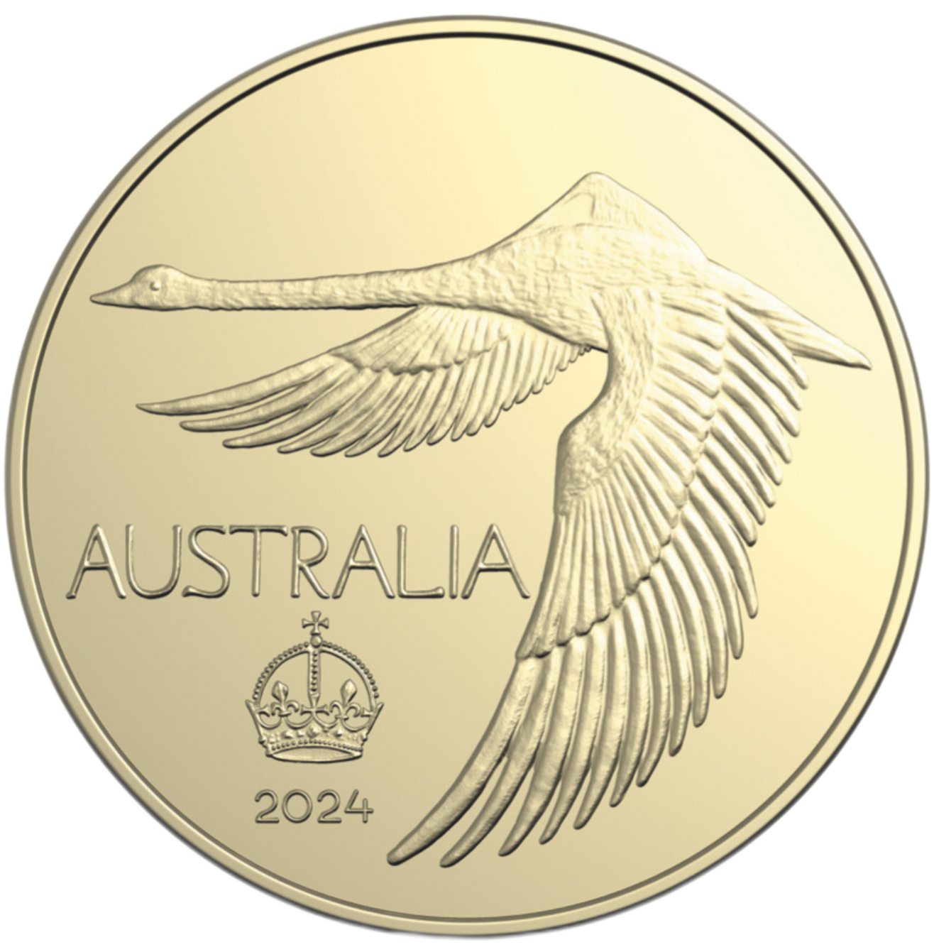 2024 Swan Commemorative Pattern Crown Uncirculated Coin