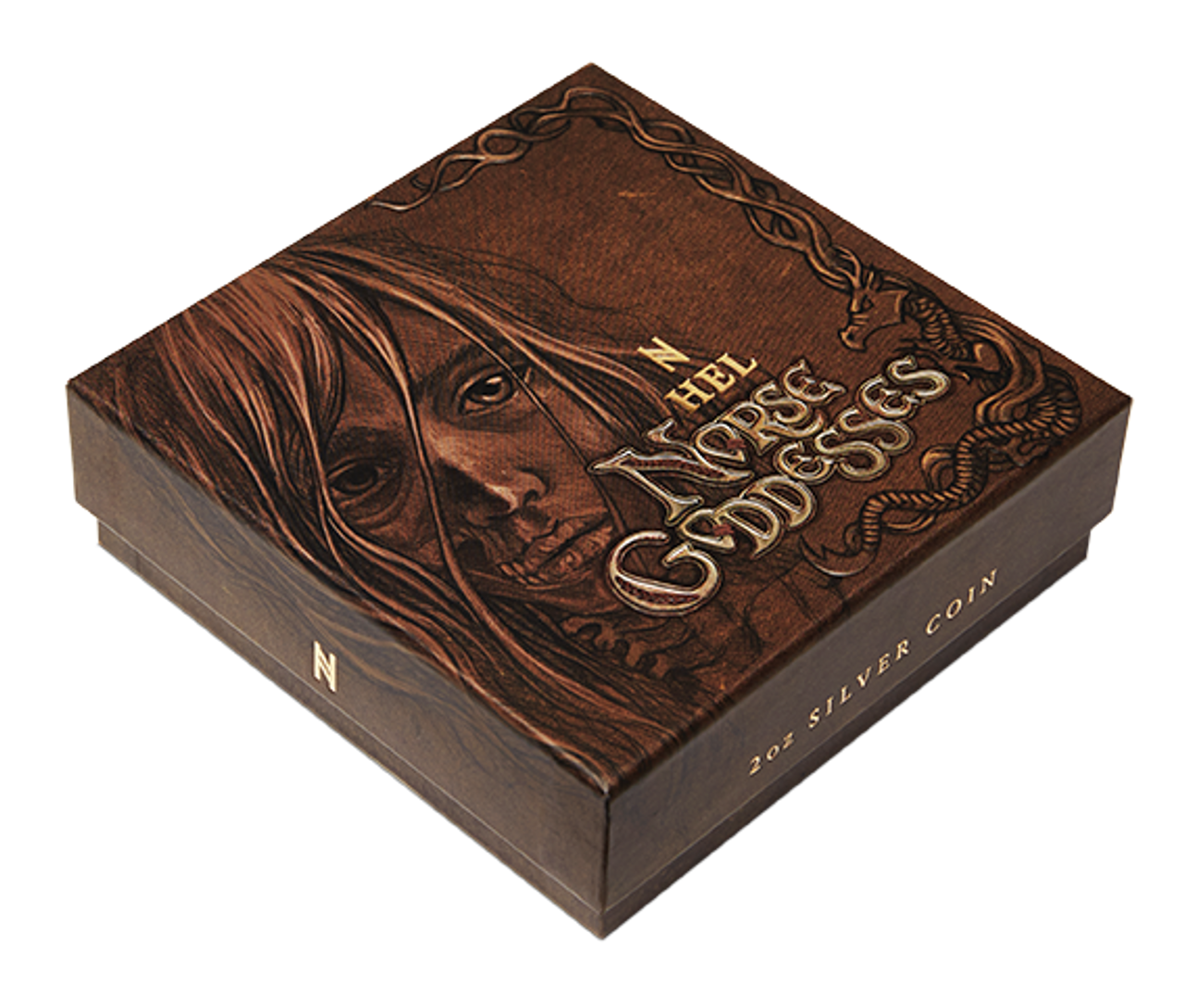 Tuvalu 2017 $2 Norse Goddesses Hel 2oz Silver Antiqued Coin